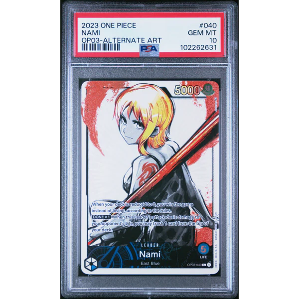 [PSA 10] Nami | Leader Alt Art (OP03-040) [English]